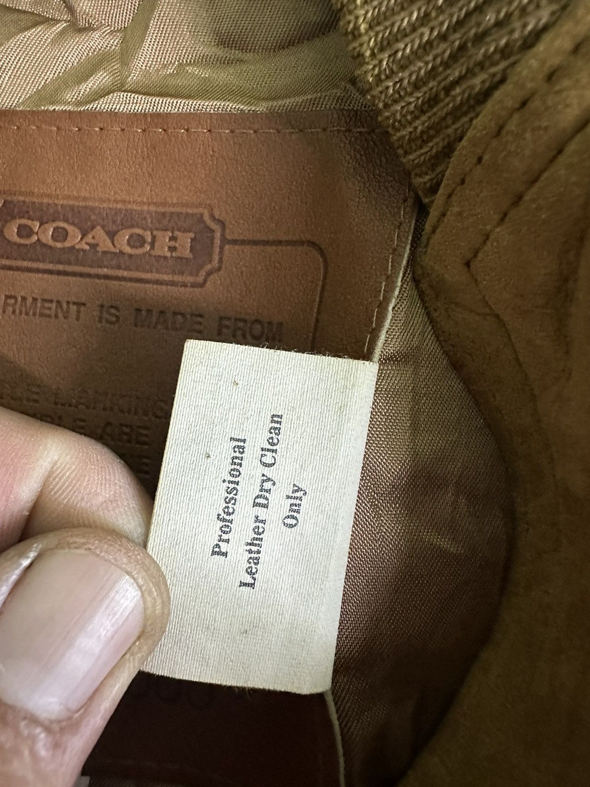 Coach Vintage Coach USA Leather Jacket Size US XS / EU 42 / 0 - 13 Thumbnail