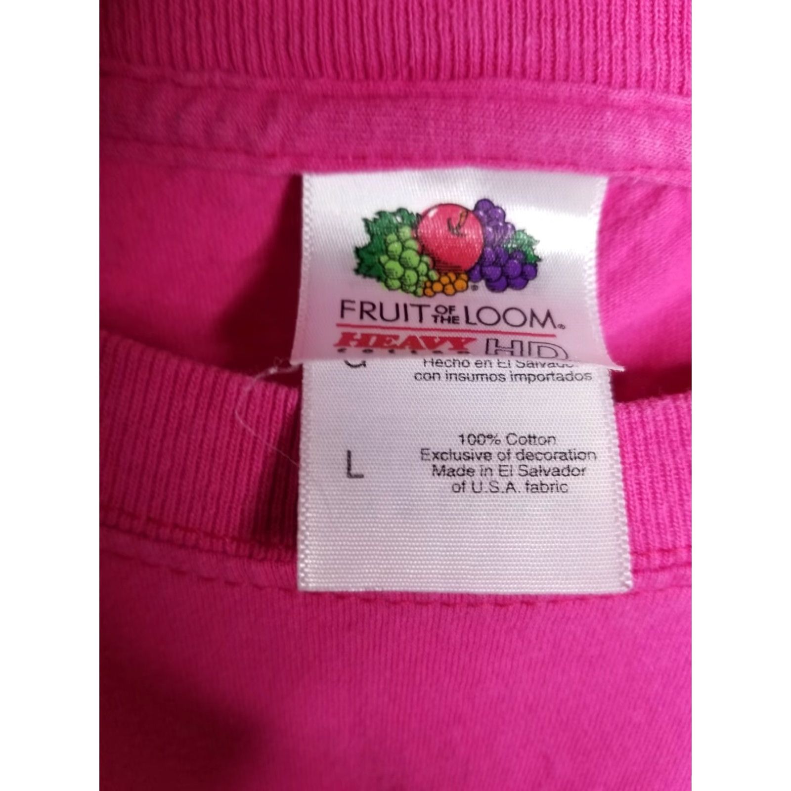 Hanes VINTAGE Hanes Bahamas Embroidered Travel T-Shirt Adult L Pink Short Sleeve Man O War Cay Mens Size US L / EU 52-54 / 3 - 4 Thumbnail