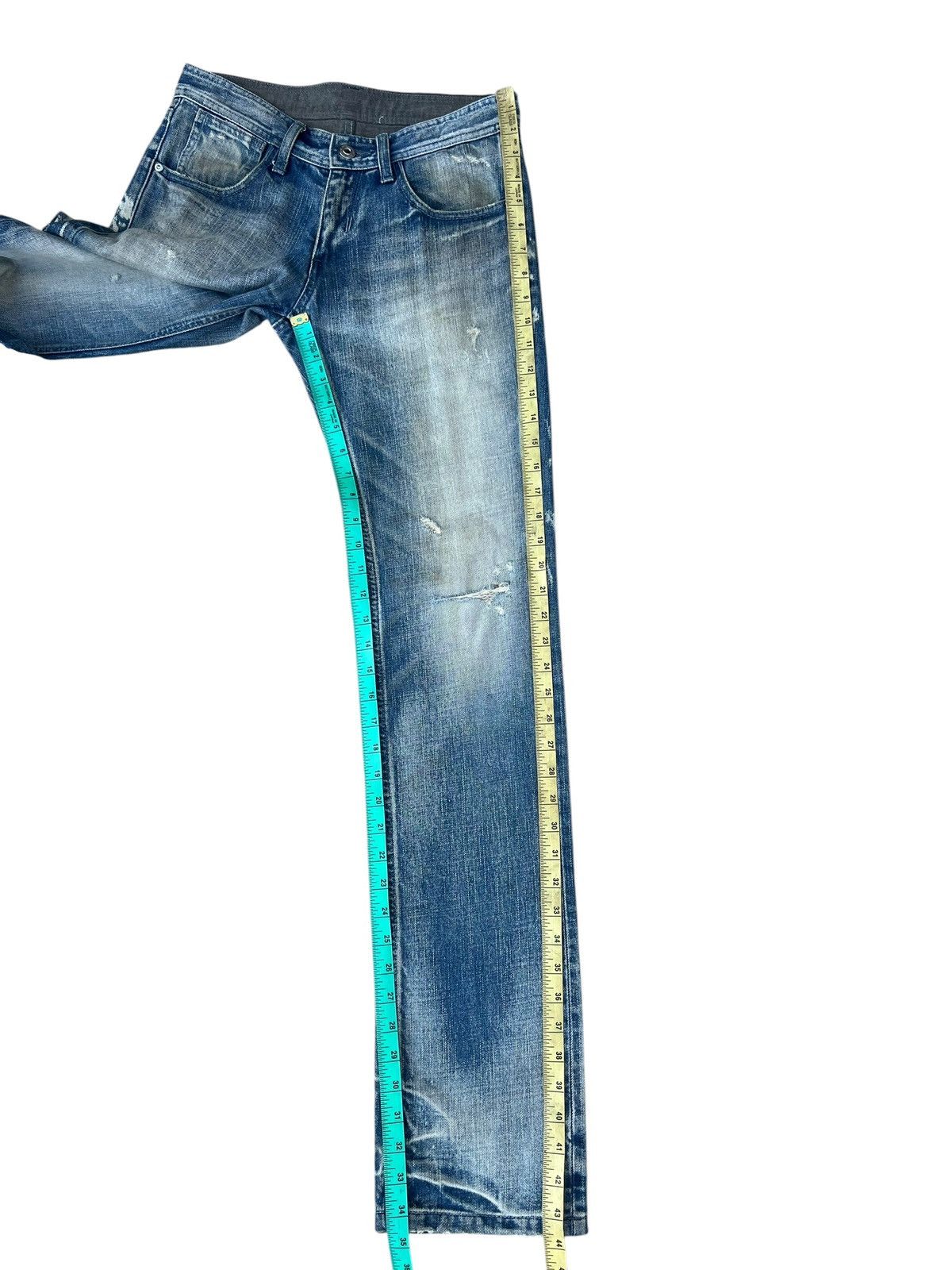 Neil Barrett Vintage Neil Barret Distressed Faded Denim Jeans Size US 29 - 4 Thumbnail