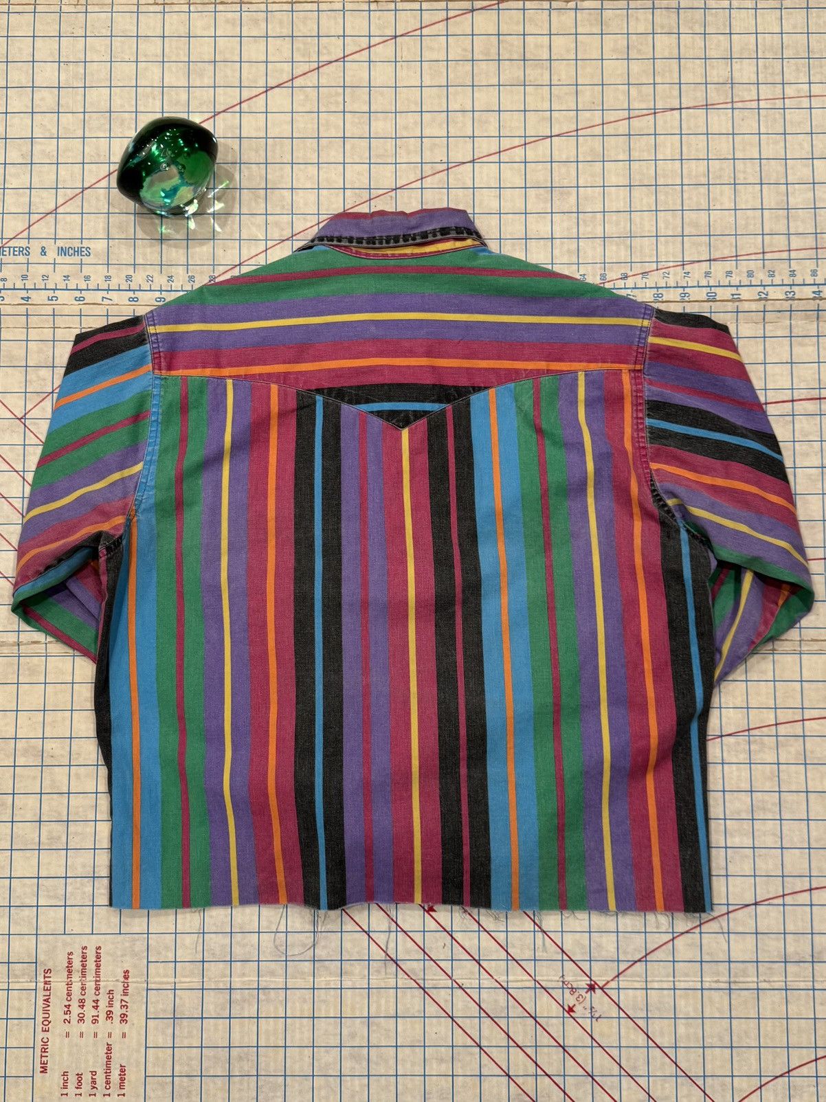 Wrangler Vintage Wrangler Brushpopper Button Up Cropped Size 16-34 Size US L / EU 52-54 / 3 - 8 Thumbnail