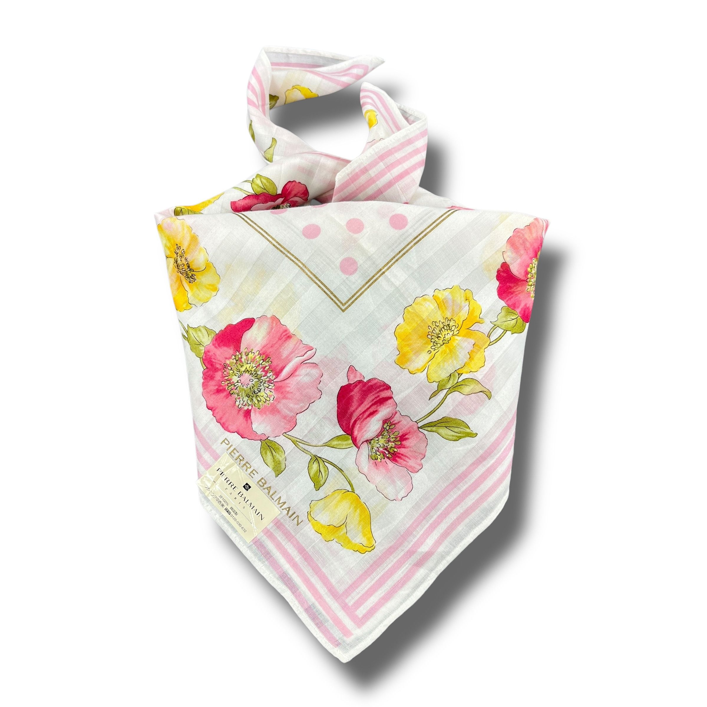 Vintage Pierre Balmain Handkerchief / Bandana / Neckerchief B480 Size ONE SIZE - 4 Thumbnail