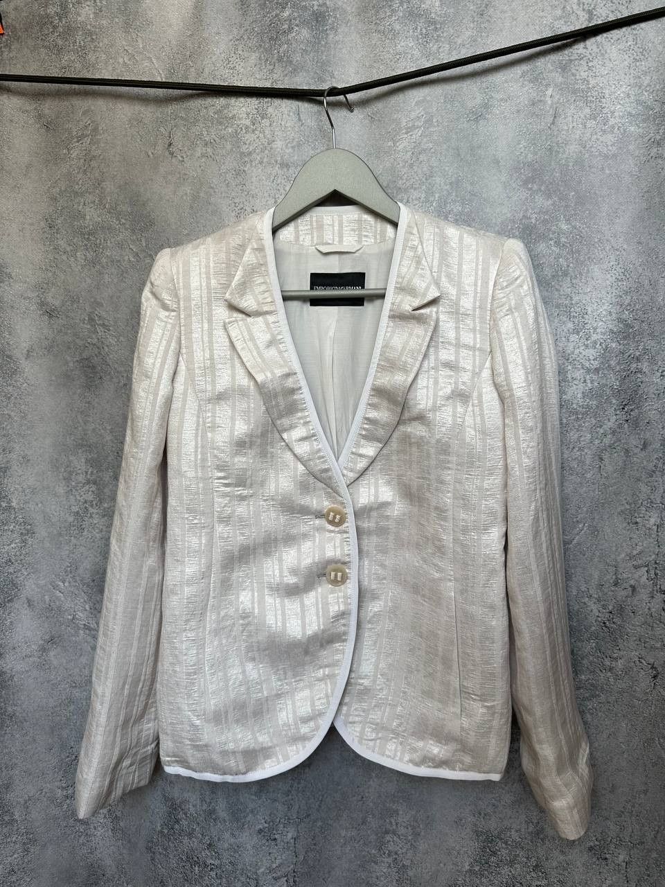 Emporio Armani RRP $900 Emporio Armani Fitted Single-Breasted Blazer Size M / US 6-8 / IT 42-44 - 2 Thumbnail