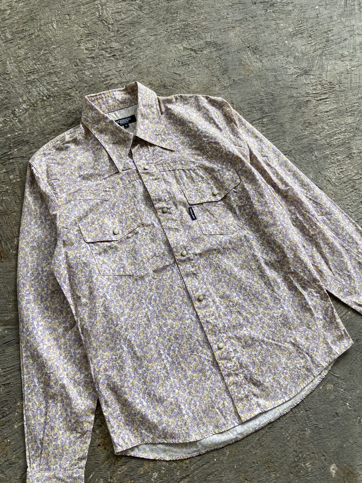 Tornado Mart 2000s Tornado Mart - Floral Pattern Button Shirt Size US M / EU 48-50 / 2 - 2 Thumbnail