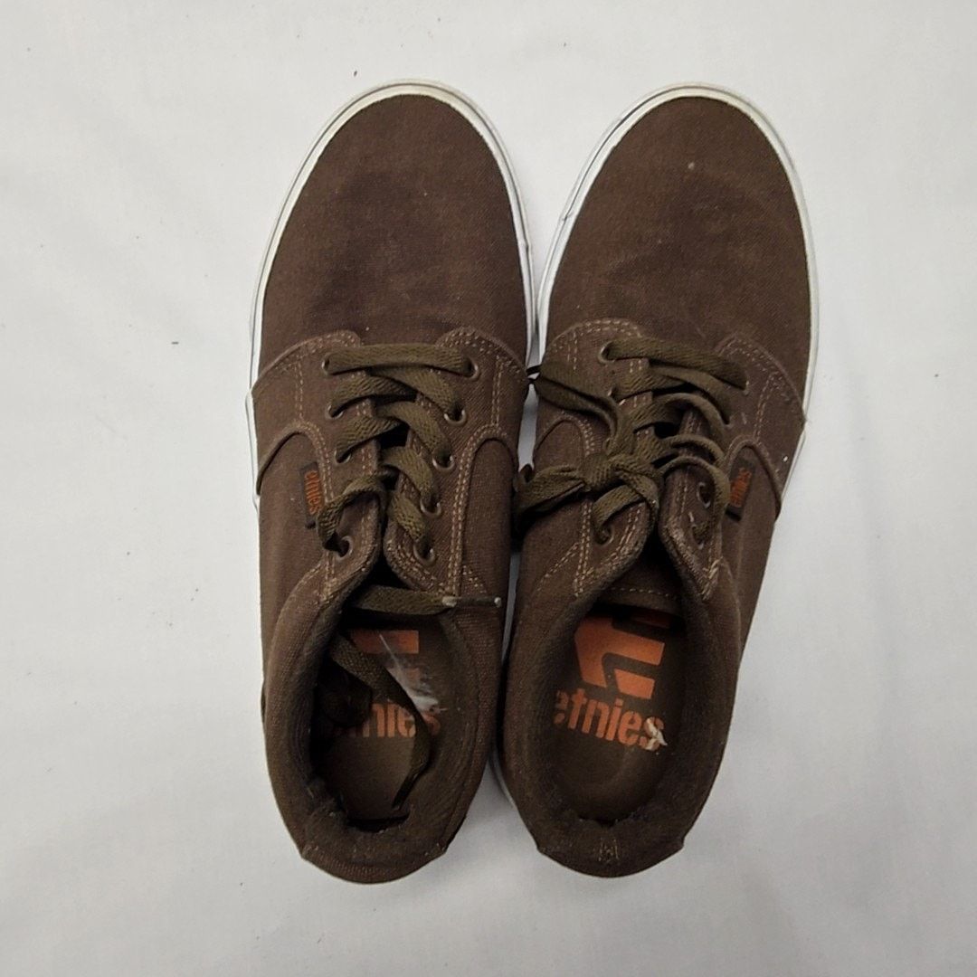 Etnies Etnies Skater Shoes Brown Canvas Low Top Sneakers Size 9 Size US 9 / EU 42 - 4 Thumbnail