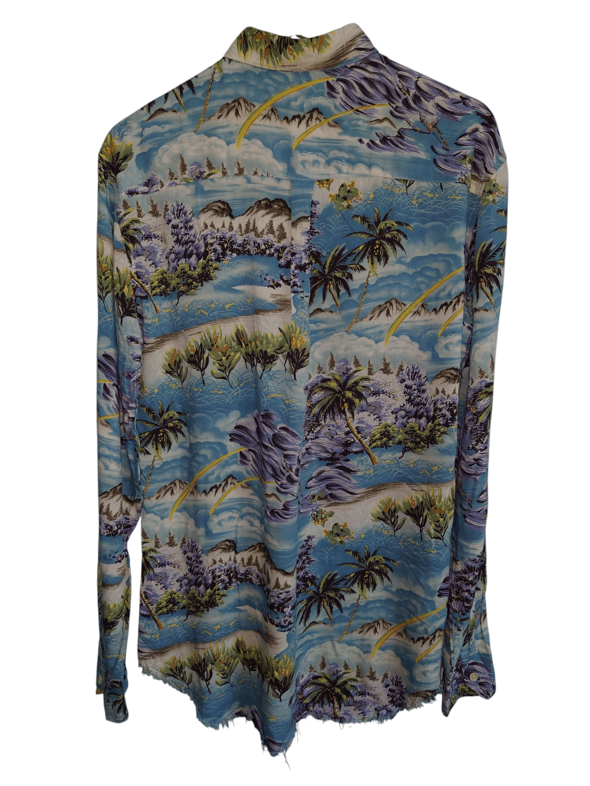 Saint Laurent Paris Saint Laurent Paris SS16 Surf Hawaiian Shirt Size 39 Size US M / EU 48-50 / 2 - 2 Thumbnail