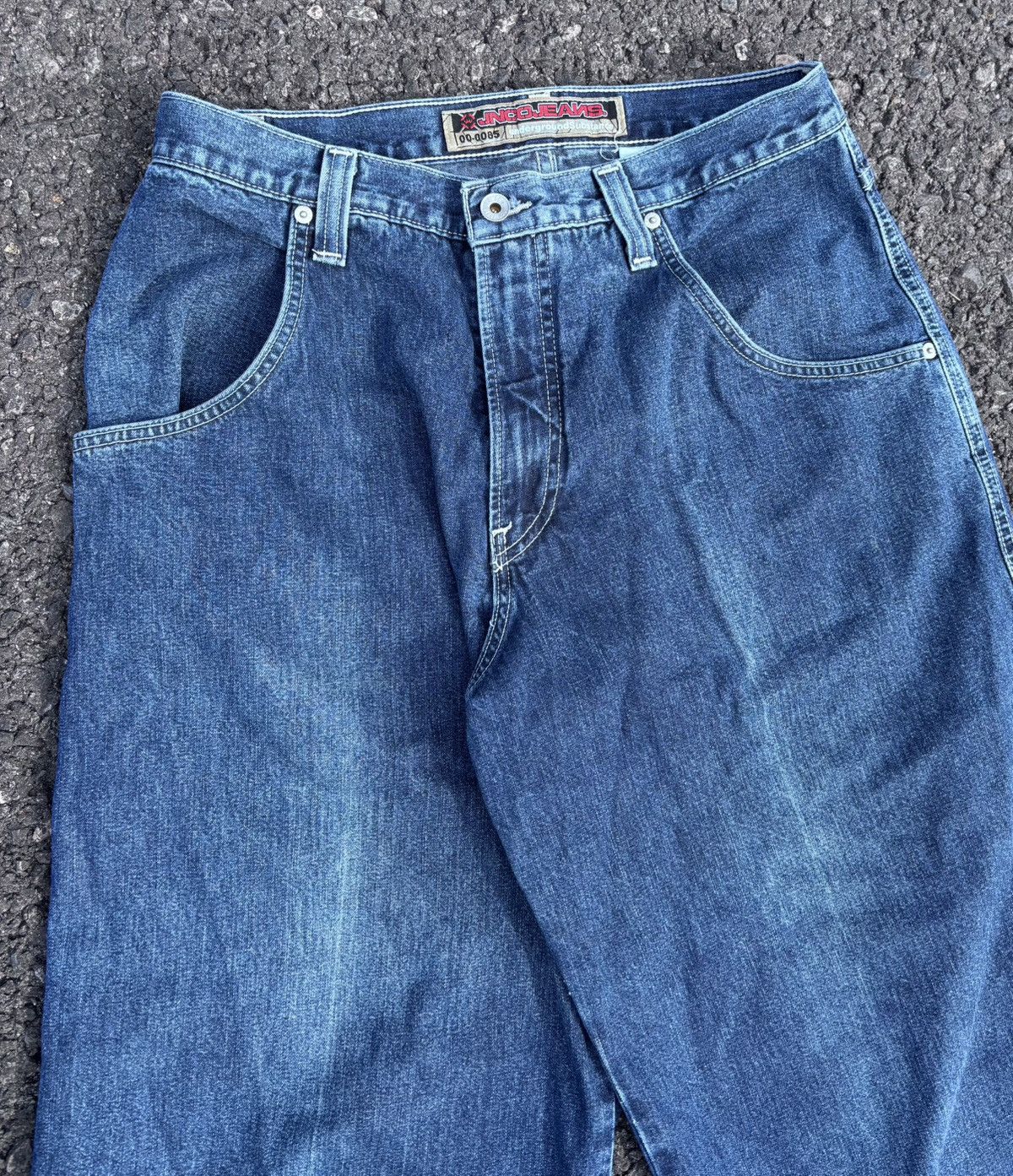 JNCO JNCO WIDE LEG DENIM JEANS Size US 33 - 2 Thumbnail