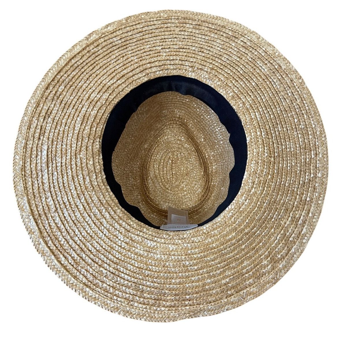 Brixton BRIXTON Joanna Wheat Straw Hat Black Ribbon Size Medium Size ONE SIZE - 6 Thumbnail