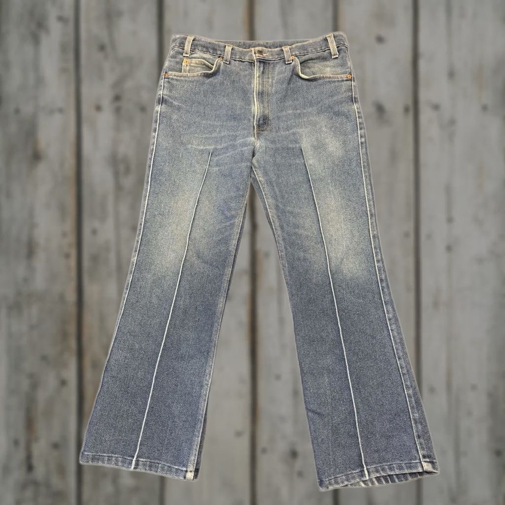 Levi's Levi’s 530 Orange Tab Pleated Jeans Blue Denim 34x26 Vintage 90s Mens Jeans Straight Regular Blue Den im 90s Size US 34 / EU 50 - 1 Thumbnail