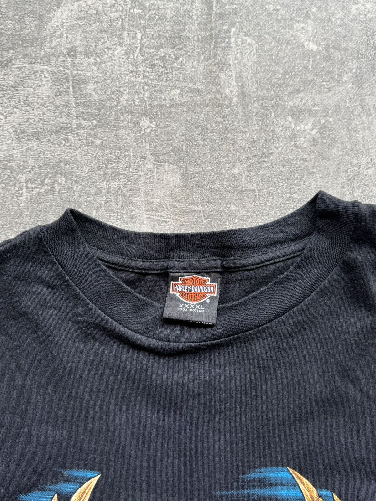 Harley Davidson Vintage 1994 Harley Davidson Ride With The Wind SingleStitch Size US XXL / EU 58 / 5 - 6 Thumbnail