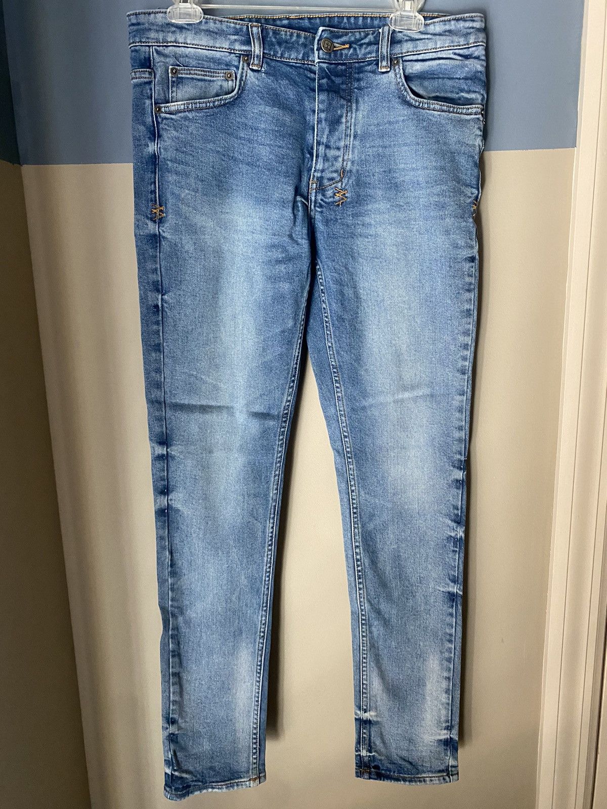 image of Ksubi Chitch Denim Jeans in Blue, Men's (Size 32)