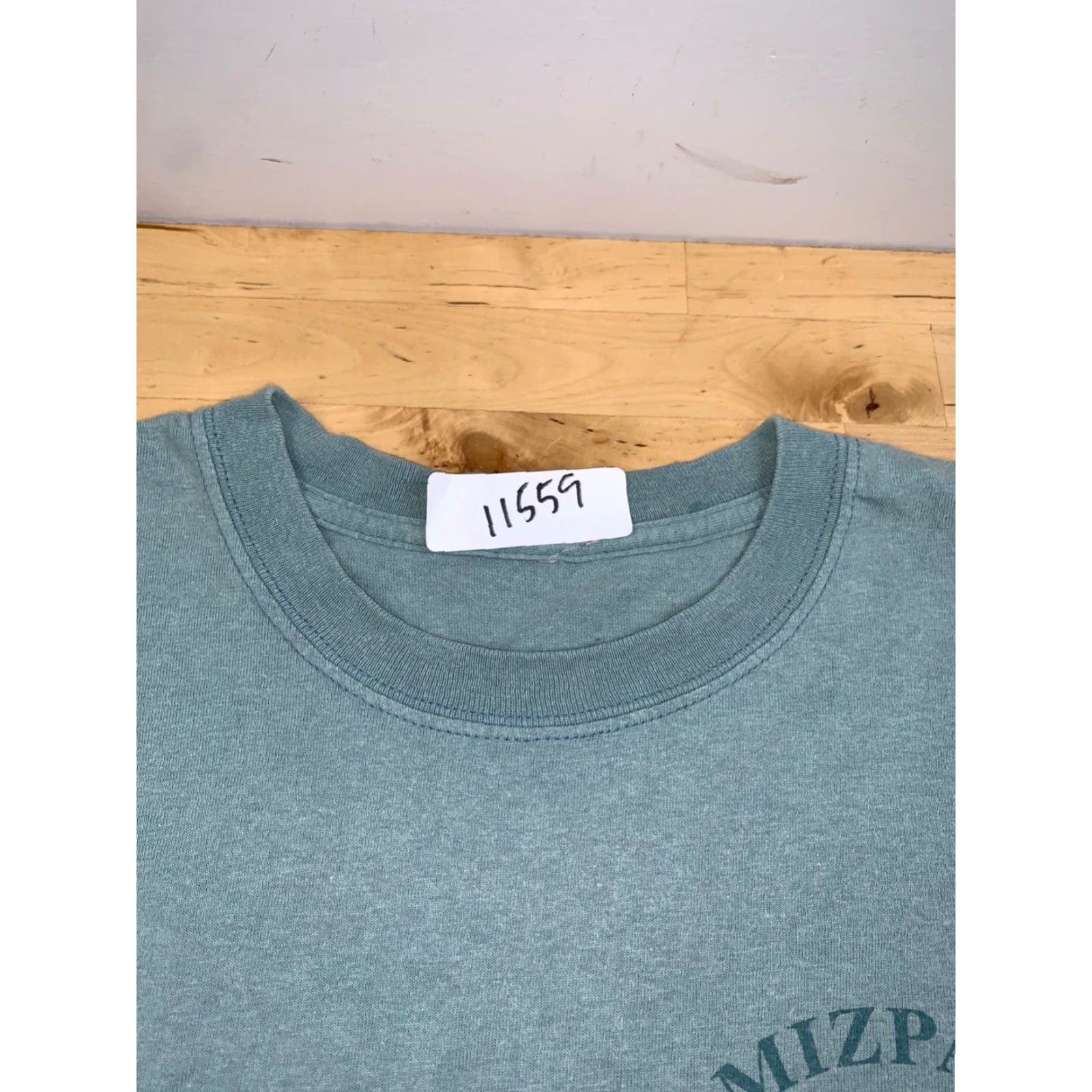 Vintage VINTAGE Mizpah! Jesus Shirt L Green The Man in the Middle Changed by His Glory Shirt Mens Green Jesus Religion Christian 90s Size US L / EU 52-54 / 3 - 2 Thumbnail