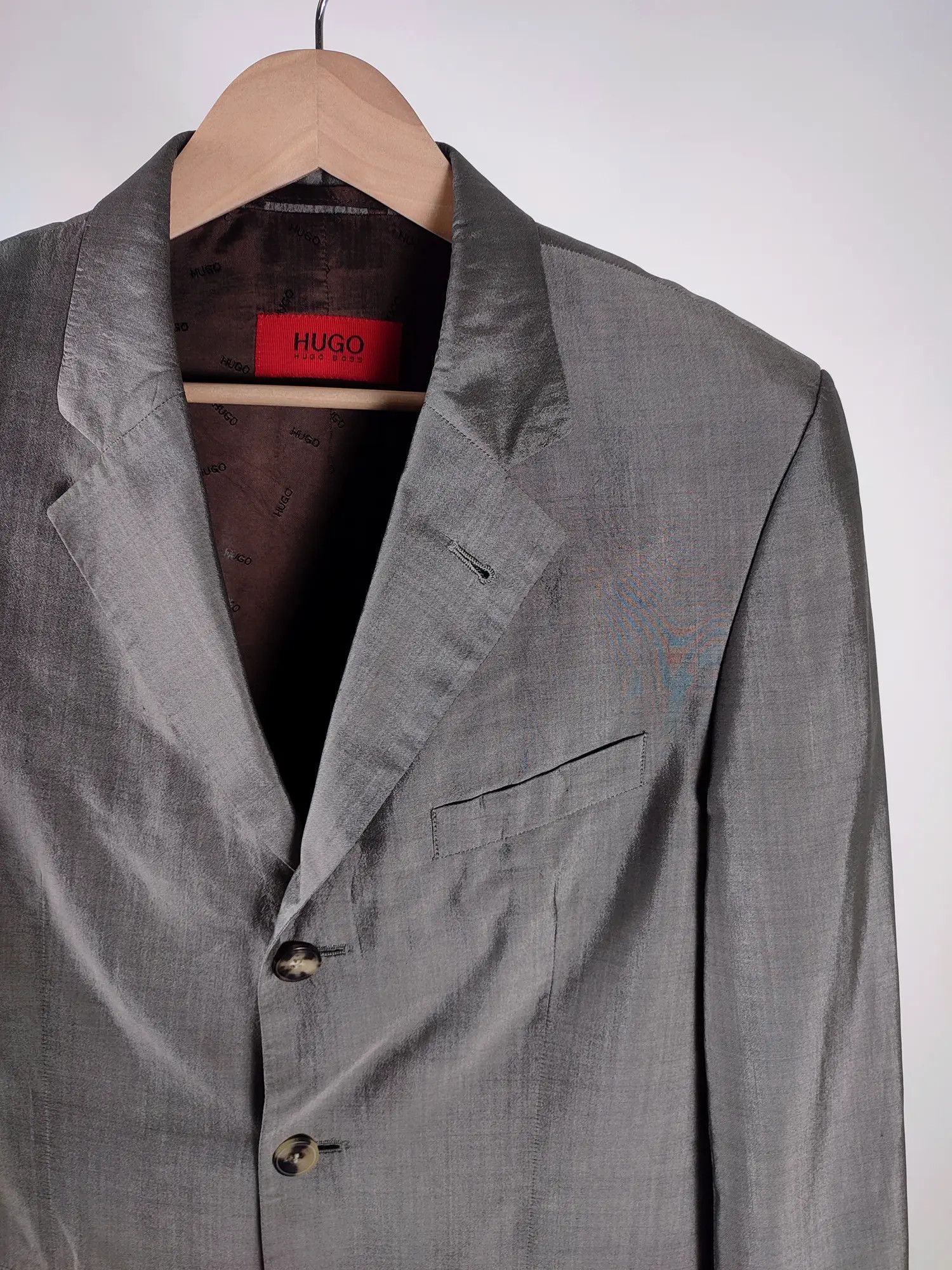 Hugo Boss Hugo Boss 100% Silk Blazer Size 46R - 7 Thumbnail