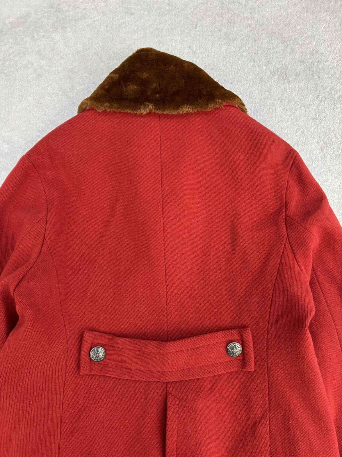 Romeo Gigli Archive 90s Romeo Gigli Double Breasted Faux Fur Coat Size M / US 6-8 / IT 42-44 - 18 Thumbnail