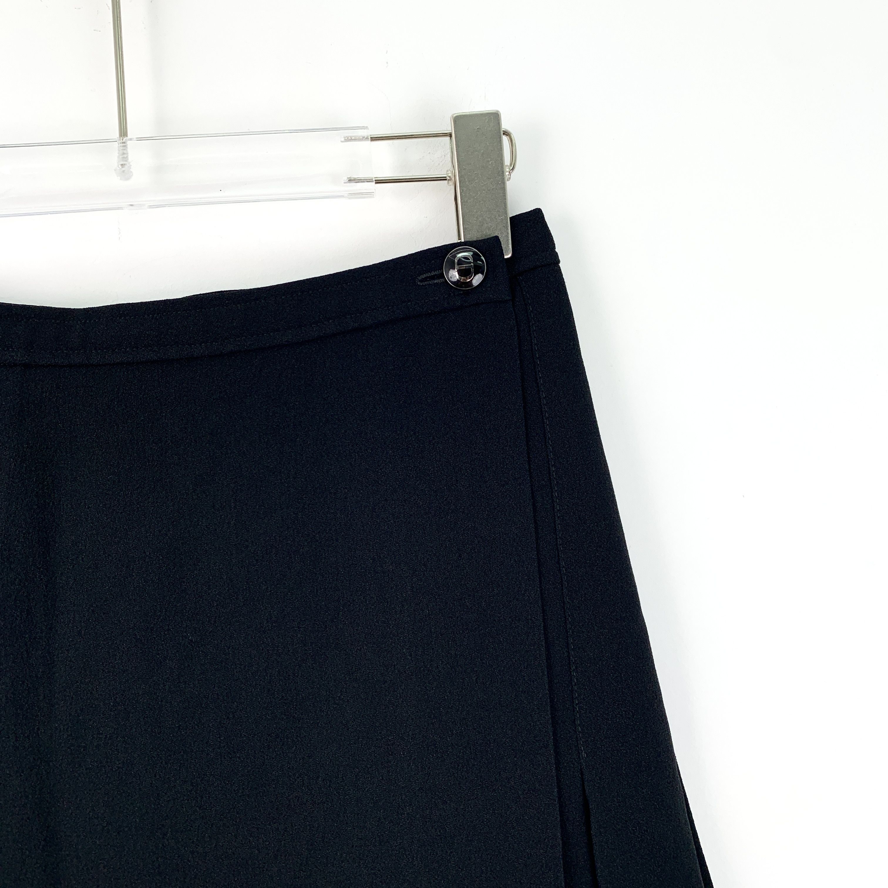 Dior Dior Black CD Button Pleated Casual Skirt (Size 38) Size 26" / US 2 / IT 38 - 6 Thumbnail