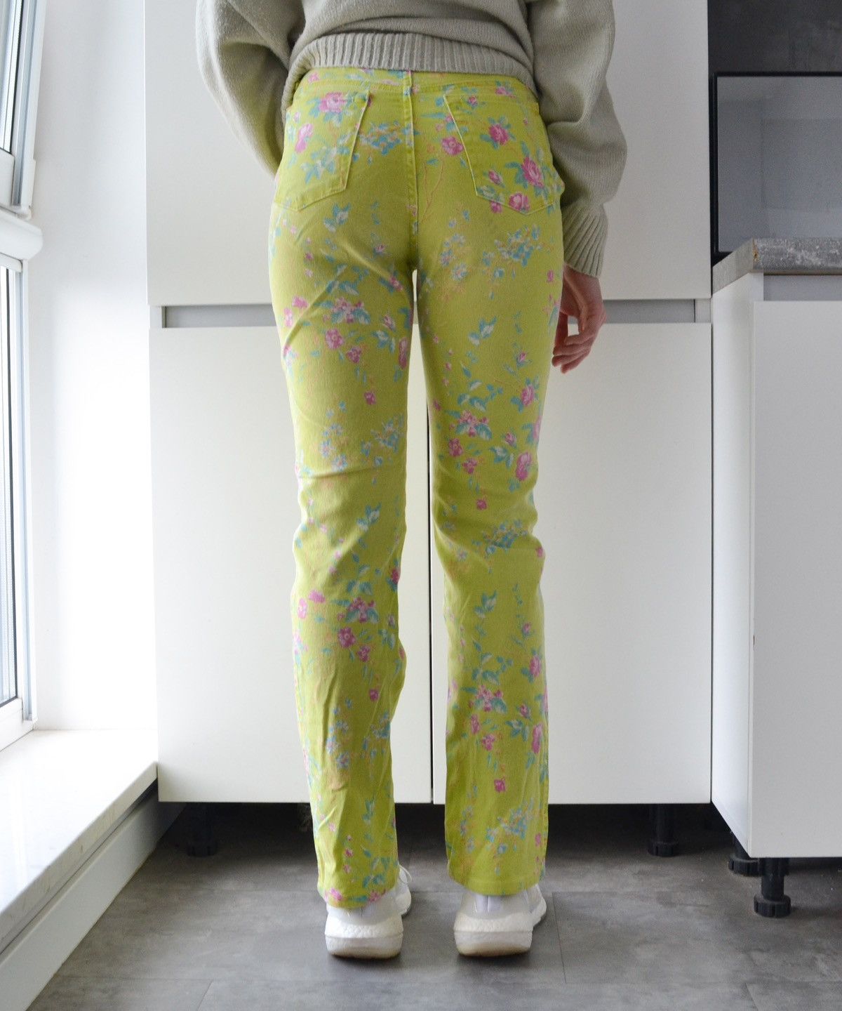 Roberto Cavalli Roberto Cavalli Jeans Pants Floral Print Denim Flower 90s Size 30" / US 8 / IT 44 - 6 Thumbnail