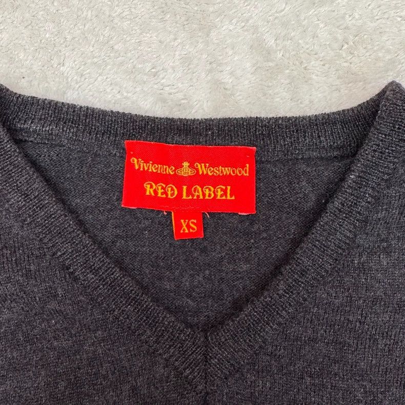 Vivienne Westwood Vivienne Westwood Dark grey wool sweater knit top Size XS / US 0-2 / IT 36-38 - 4 Thumbnail
