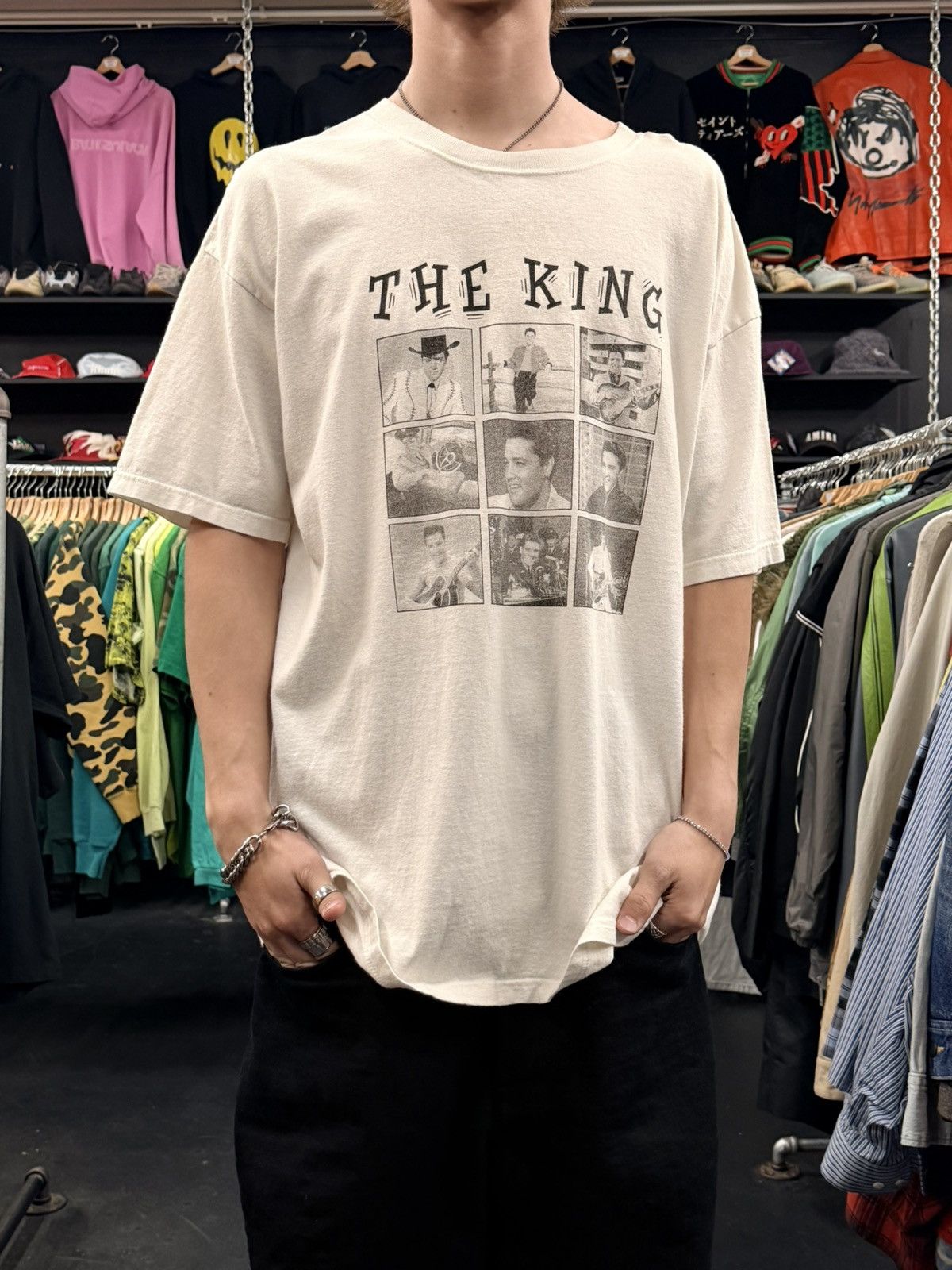 Vintage Vintage the king tee Size US L / EU 52-54 / 3 - 1 Thumbnail