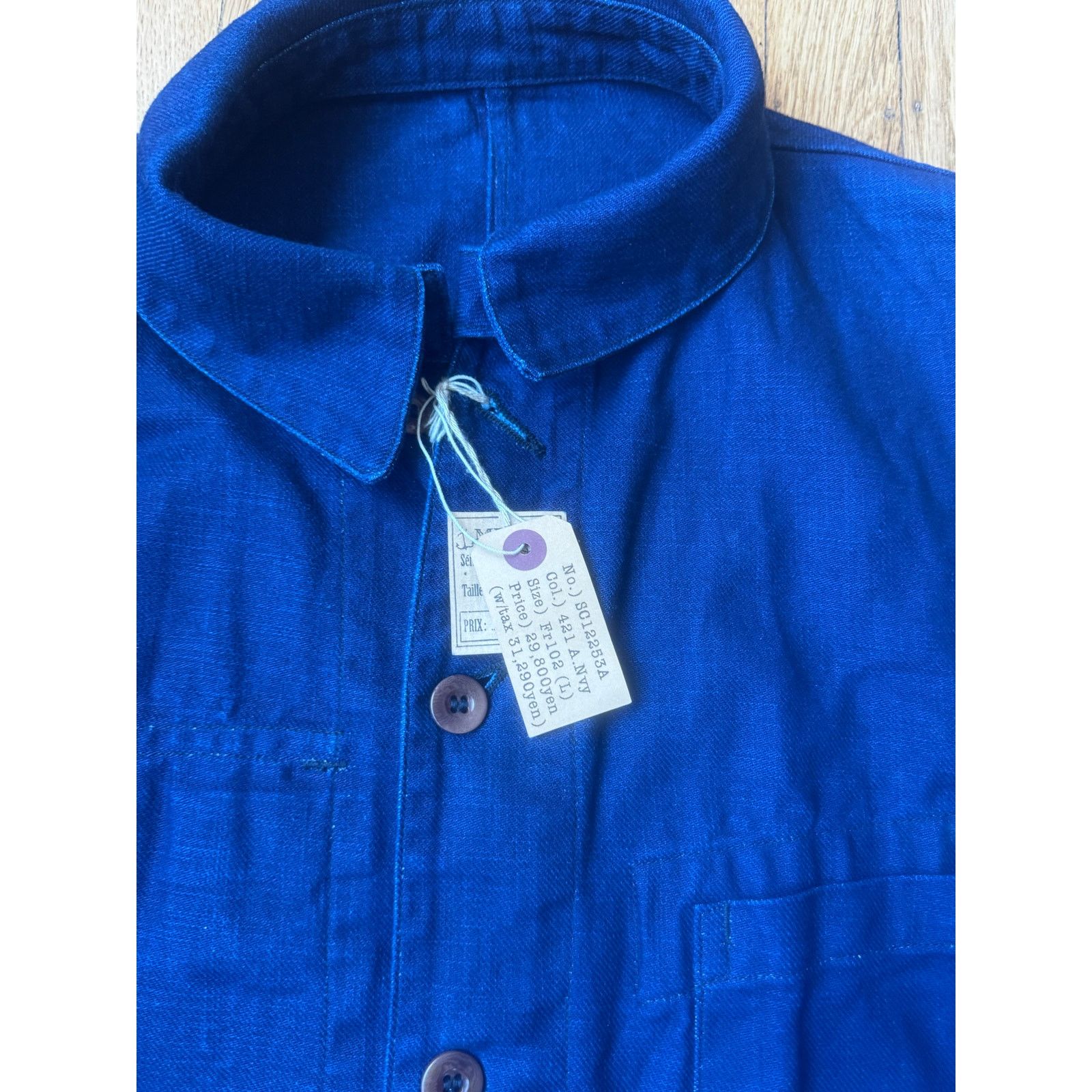 Mister Freedom NWT Mister Freedom Veste Ouvrier Indigo Metisse See Desc Size US M / EU 48-50 / 2 - 2 Thumbnail