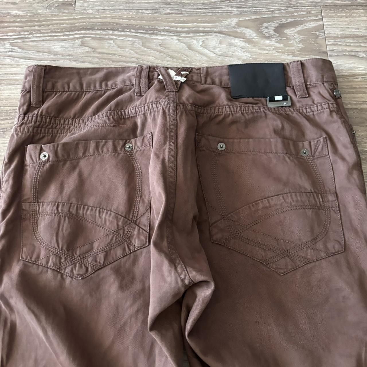 Japanese Brand Crazy Vintage Y2K/2000s Baggy Brown Skater Casual Pants! 36x31 Size US 36 / EU 52 - 7 Thumbnail