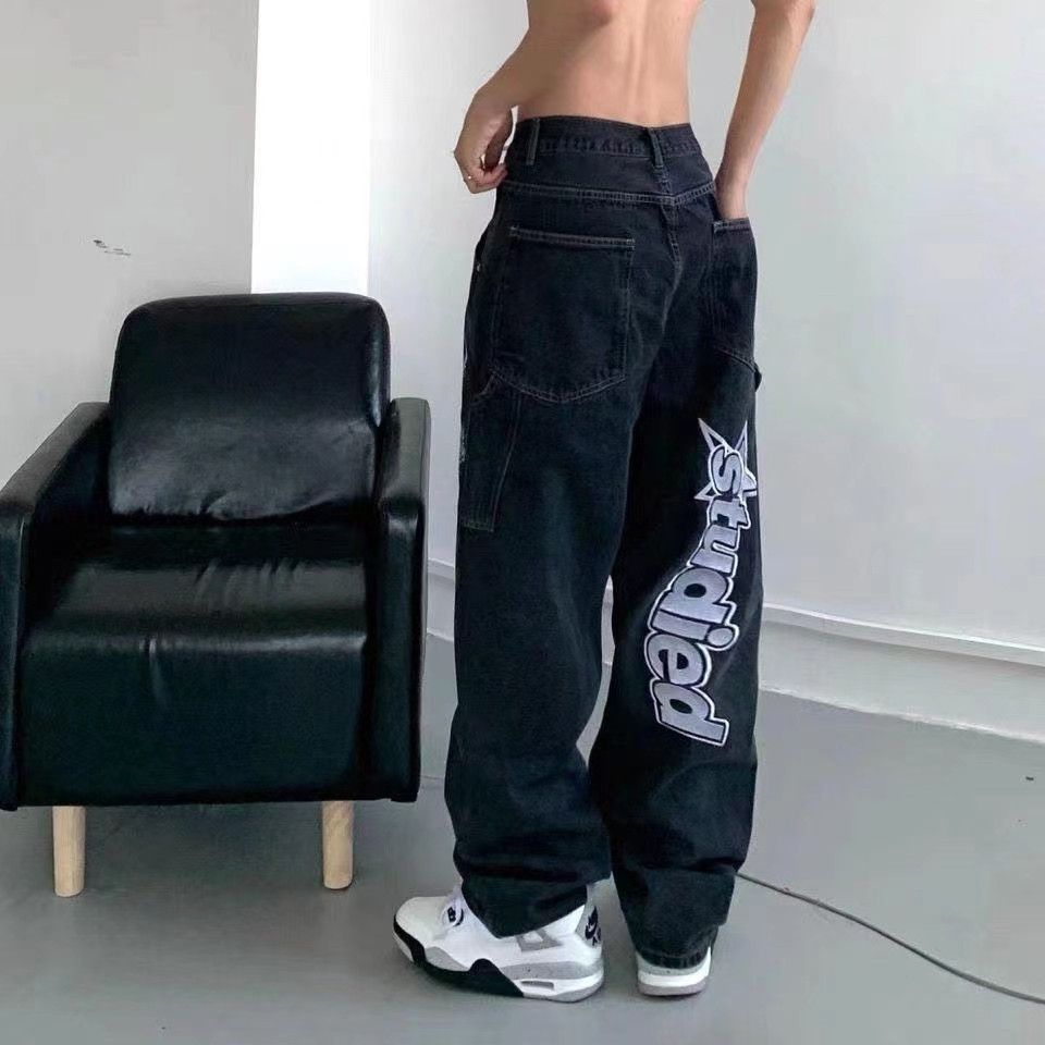 Japanese Brand × Vintage High Street Vintage Loose Letter Jeans Size US 30 / EU 46 - 4 Thumbnail