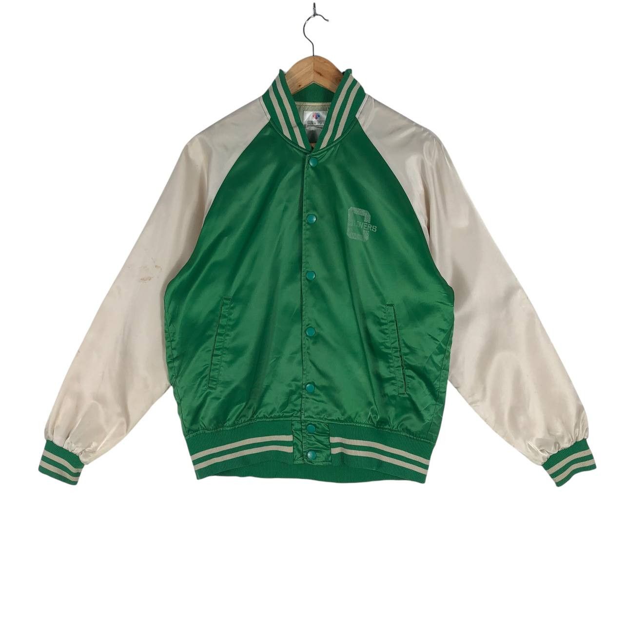 Descente Vintage Descente Varsity Jacket Size US L / EU 52-54 / 3 - 1 Thumbnail