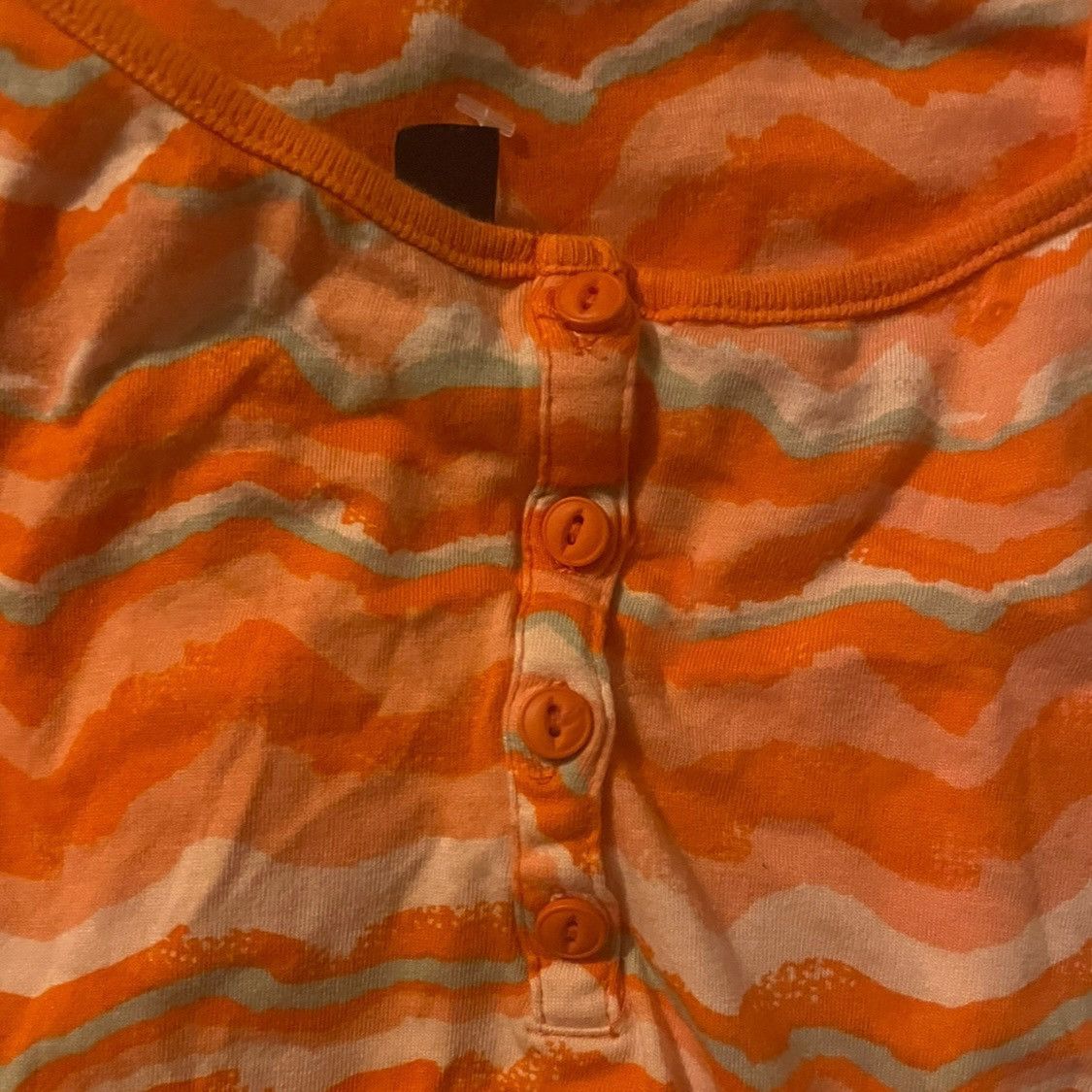 Other Orange print empire waist maxi dress with adjustable straps Size XL / US 12-14 / IT 48-50 - 2 Thumbnail
