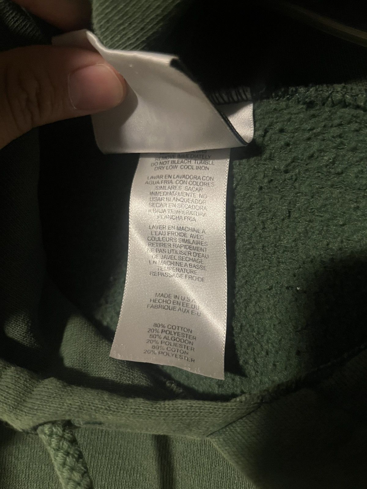 Adidas Vintage 90’s made in usa Adidas Green Hoodie / sweater Size US L / EU 52-54 / 3 - 6 Thumbnail