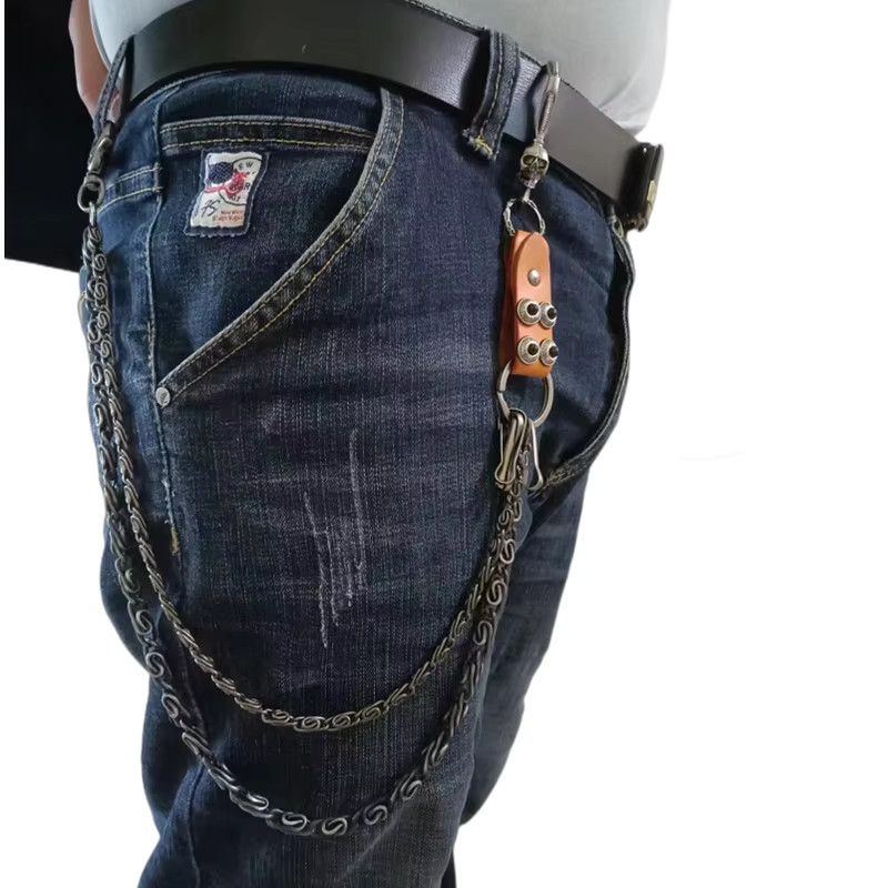 Other 2 Layers Trousers Jean Wallet Chain Size ONE SIZE - 1 Thumbnail