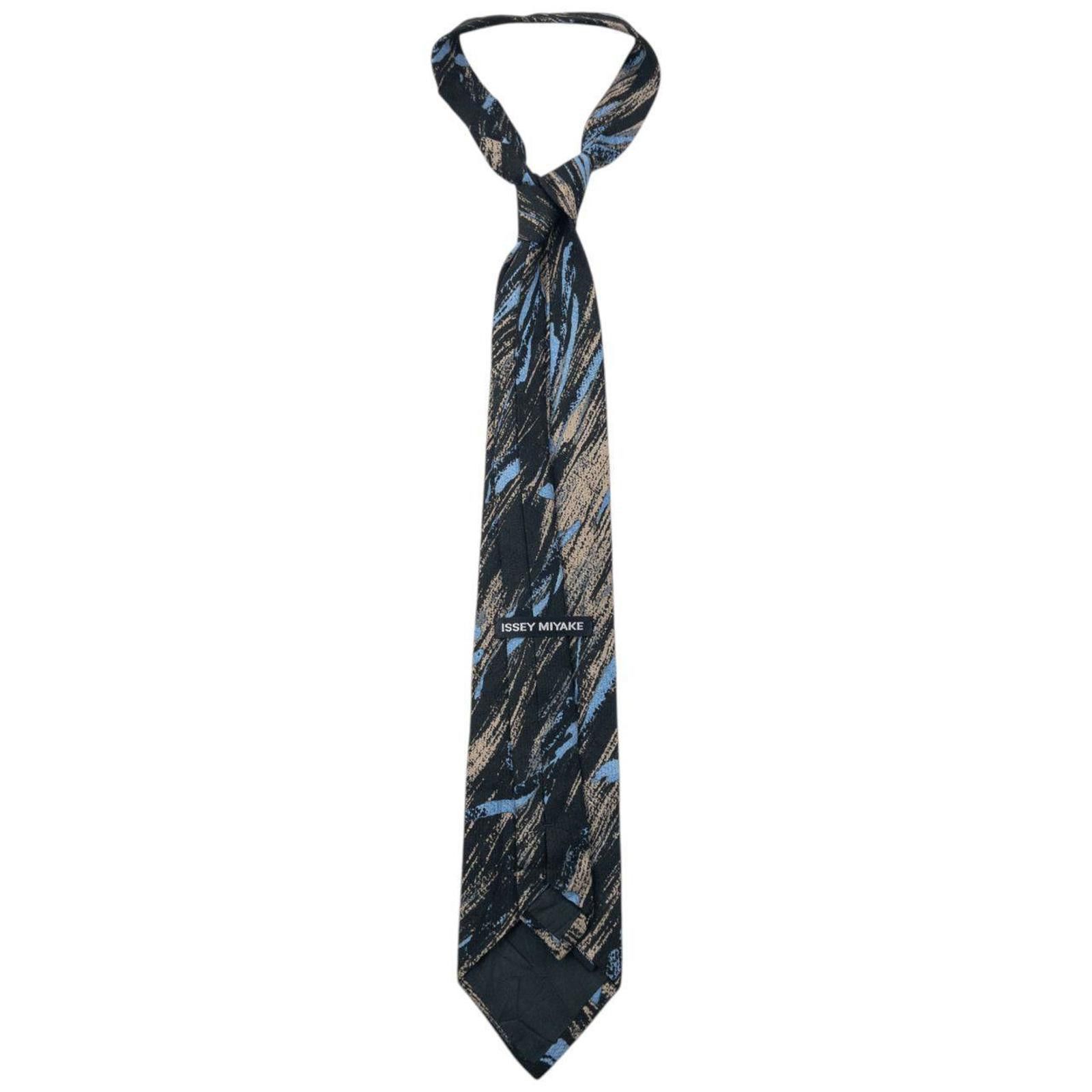 Issey Miyake Vintage Issey Miyake Pattern Silk Tie Size ONE SIZE - 2 Thumbnail