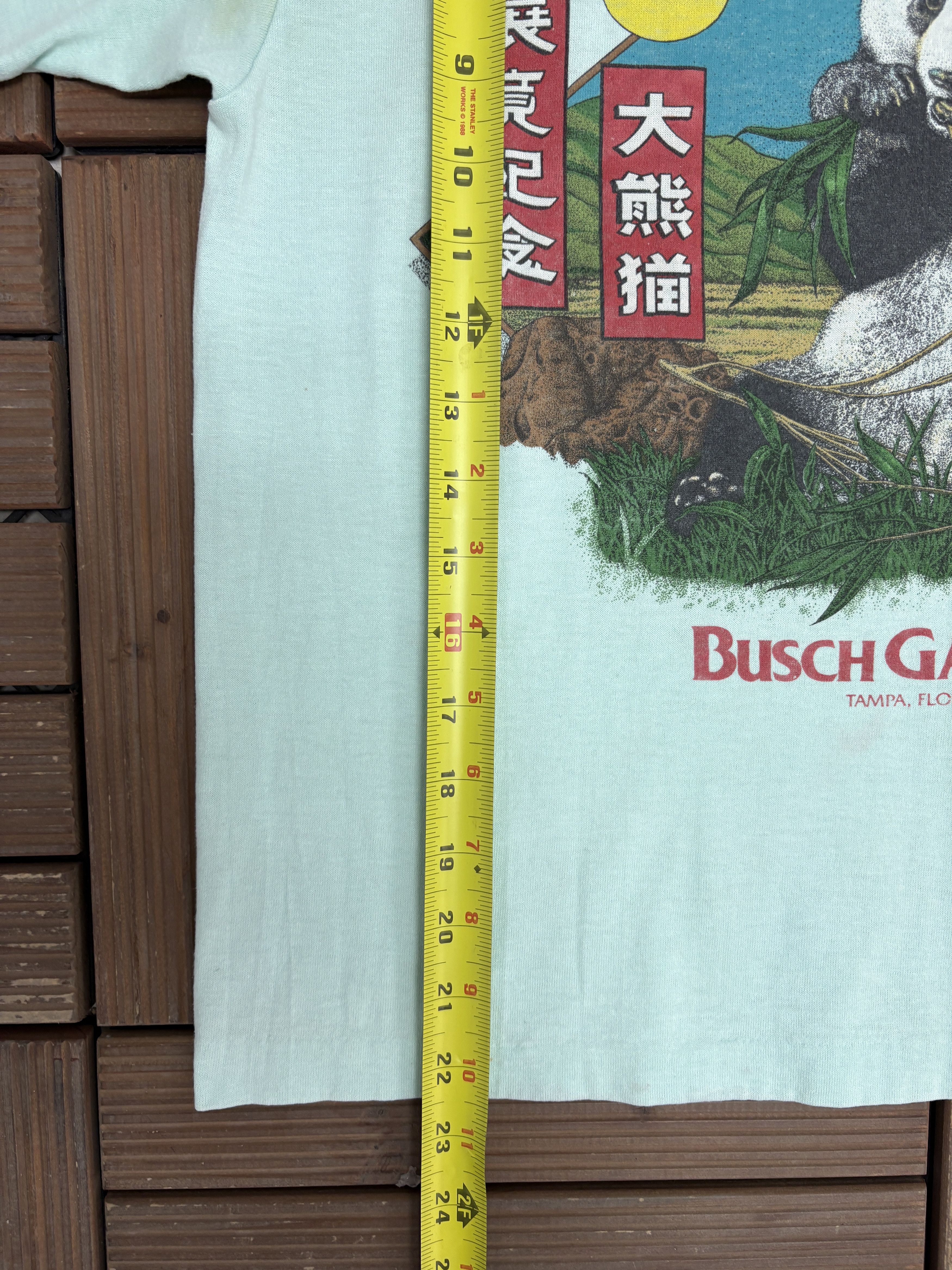Vintage Busch Gardens Tampa, Florida Vintage Blue Tee Size US M / EU 48-50 / 2 - 7 Thumbnail