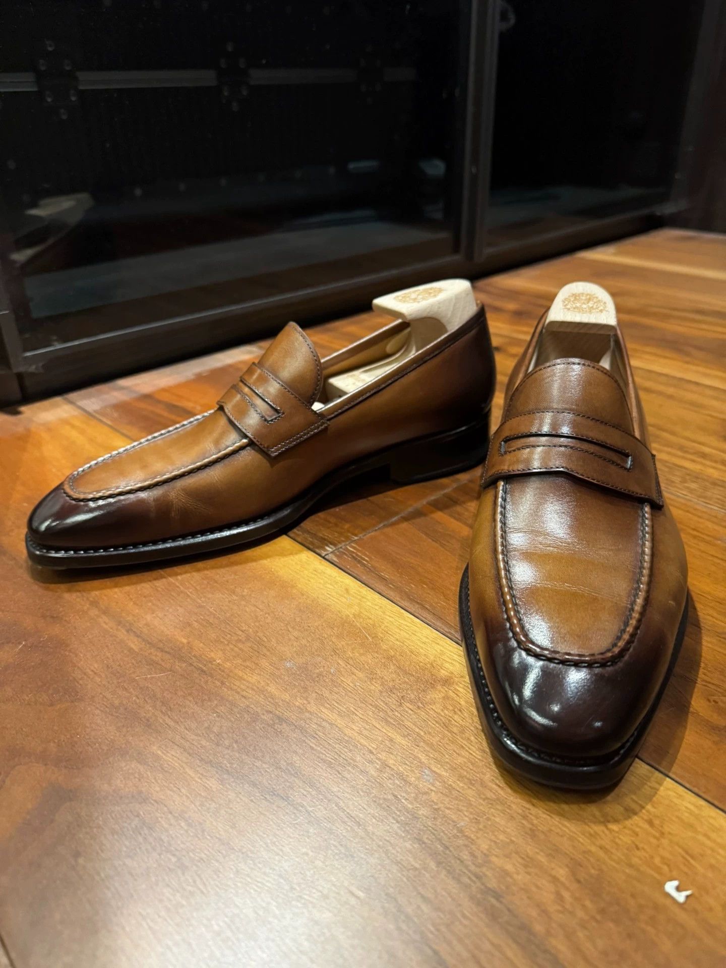Other Paolo Scafora Handmade Brown Calfskin Loafer 39/40 Size US 6 / EU 39 - 2 Thumbnail
