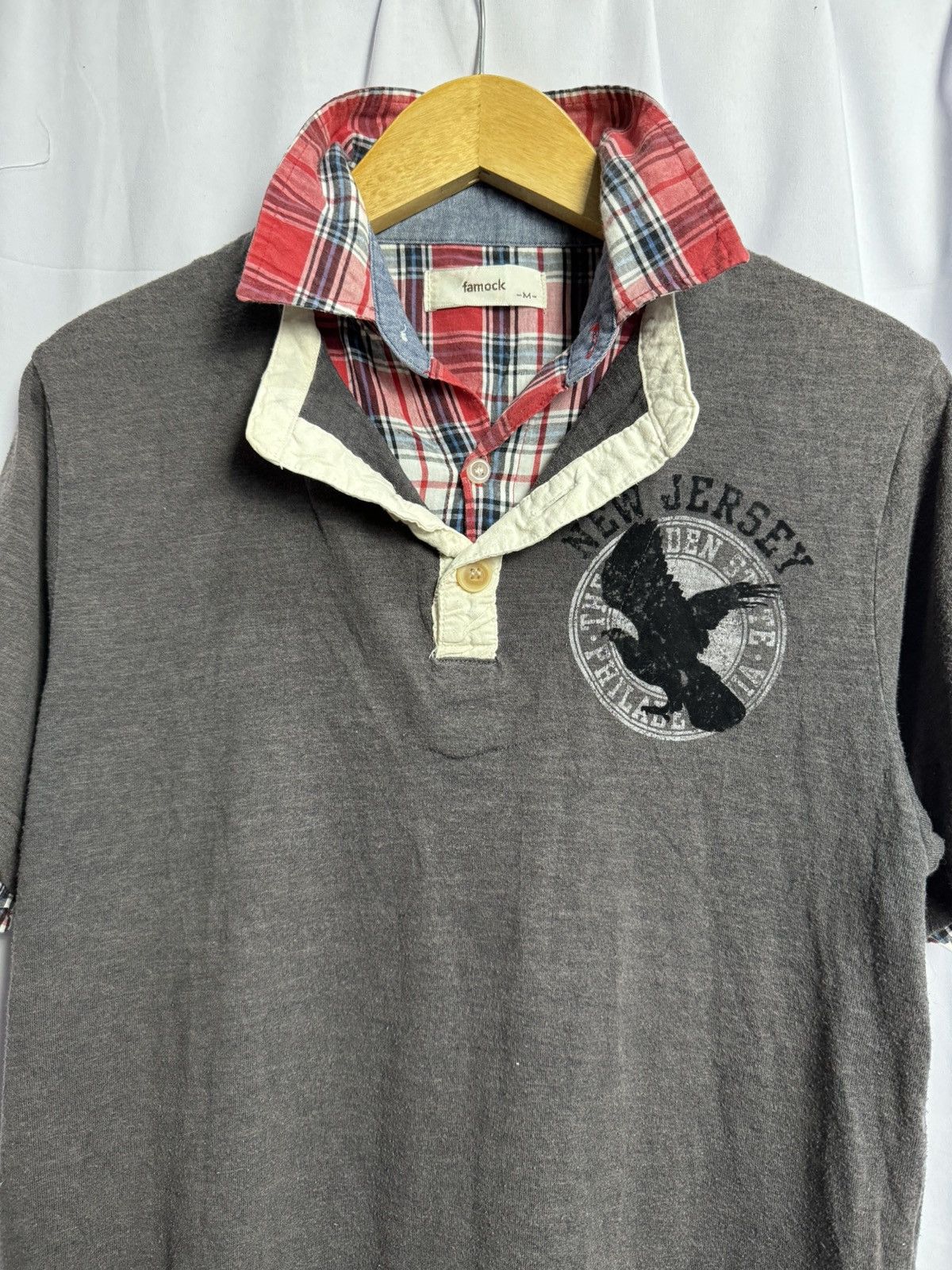 Hysteric Glamour × If Six Was Nine × Japanese Brand Japanese Poem Double Layers Famock Polo Shirt Size US M / EU 48-50 / 2 - 3 Thumbnail