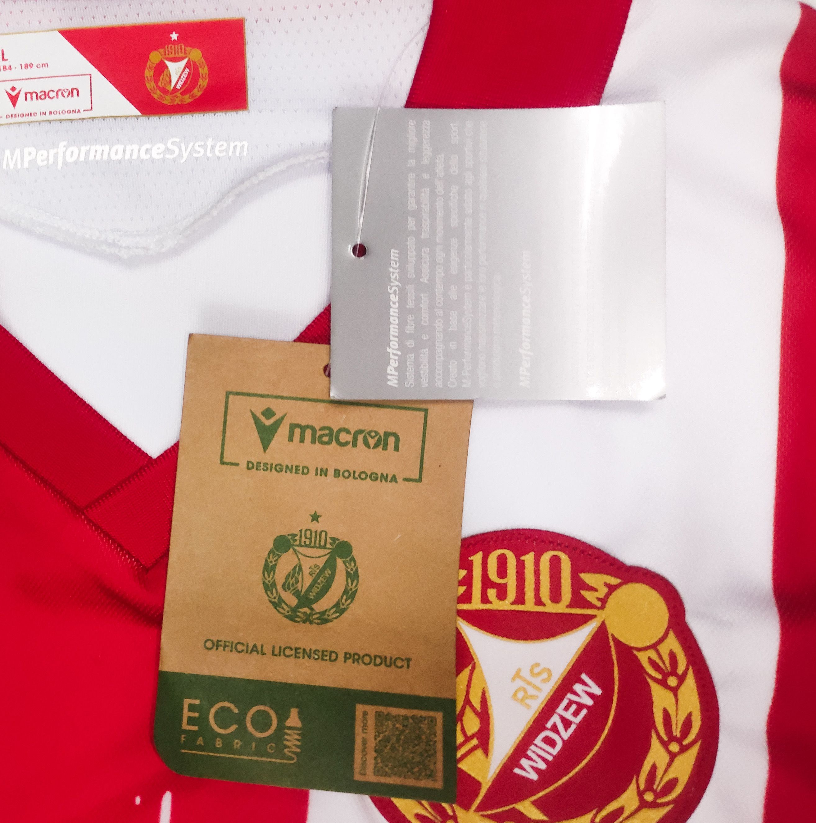 Macron BNWT Widzew Łódź 2023 2024 Macron Special Shirt Kit Jersey Size US XL / EU 56 / 4 - 5 Thumbnail