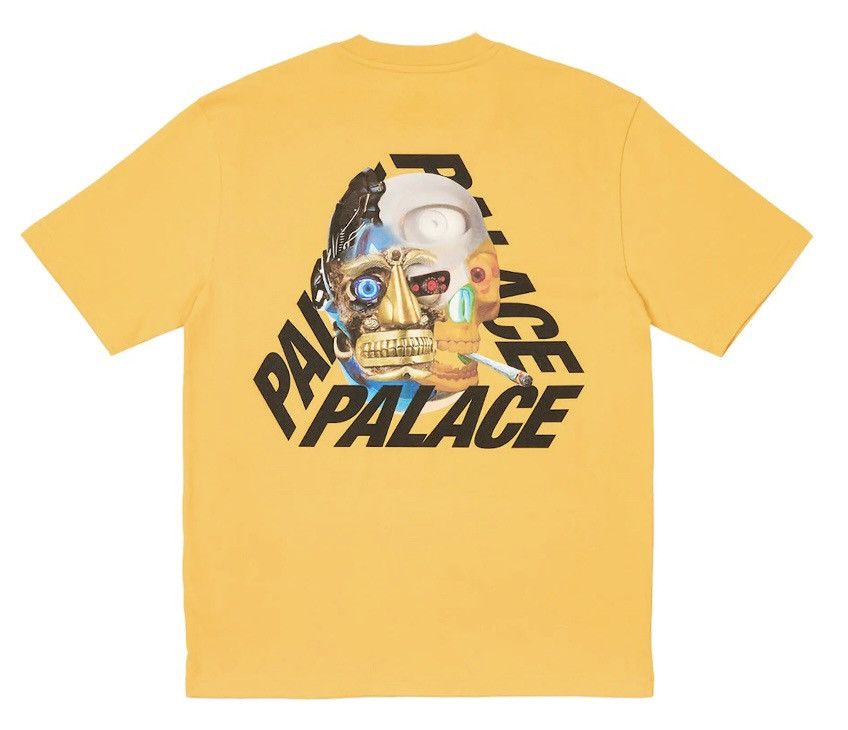 image of Palace Baked P-3 T-Shirt in Yellow, Men's (Size 2XL)