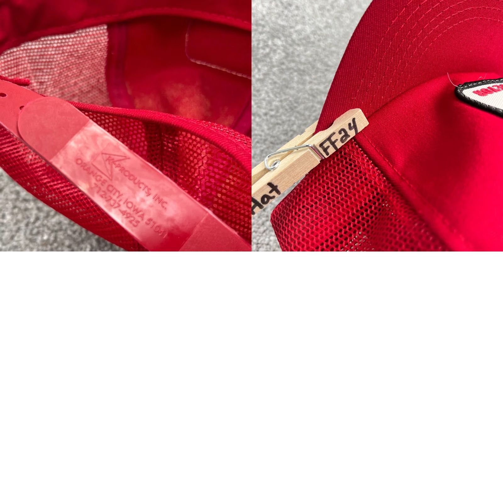 Vintage VINTAGE K Products Trucker Hat Cap Red Made In USA Patch Farm 80s Mine Snapback Mens Size ONE SIZE - 8 Thumbnail