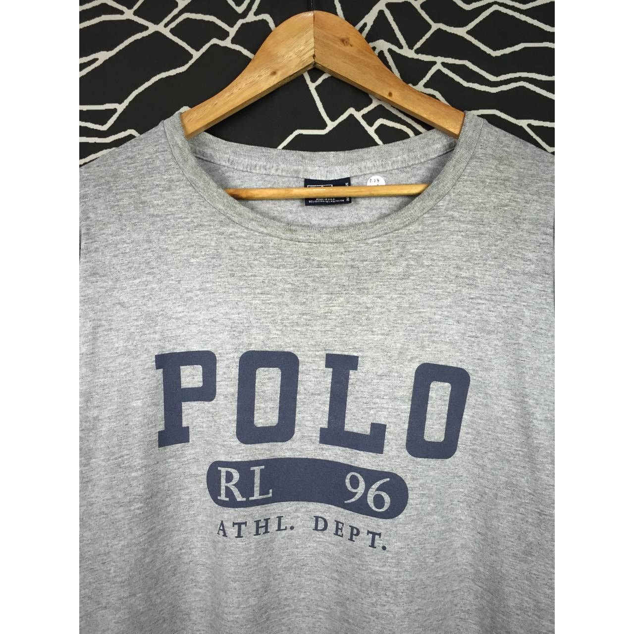 Polo Ralph Lauren × Vintage Vtg 90s Polo Ralph Lauren 96 Athletic Dept. Longsleeve Tee Size US XXL / EU 58 / 5 - 3 Thumbnail