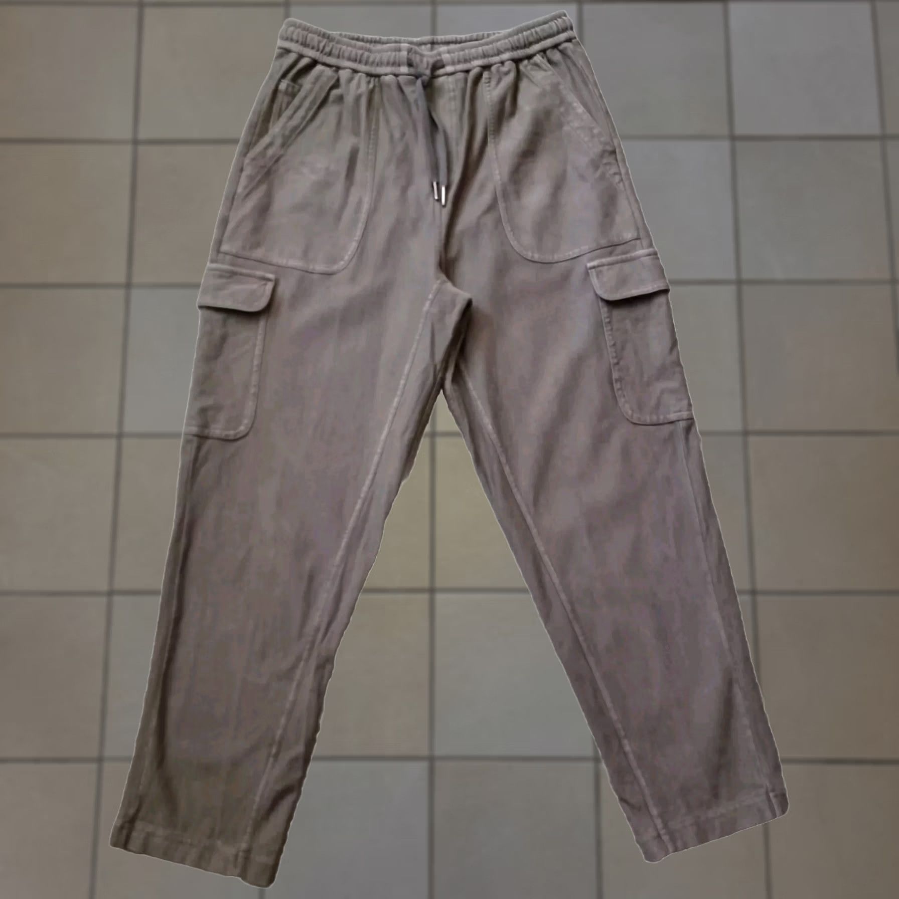 Athleta Athleta Farallon Cargo Crop Pants Womens 6 Olive Green Drawstring Pockets Cropped Activewear Size 28" / US 6 / IT 42 - 1 Thumbnail