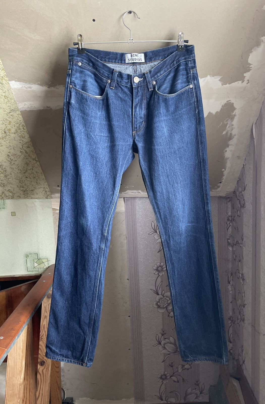 Acne Studios Acne Studios Max Raw Men’s Denim Pants Trousers 32x32 Size US 32 / EU 48 - 1 Thumbnail