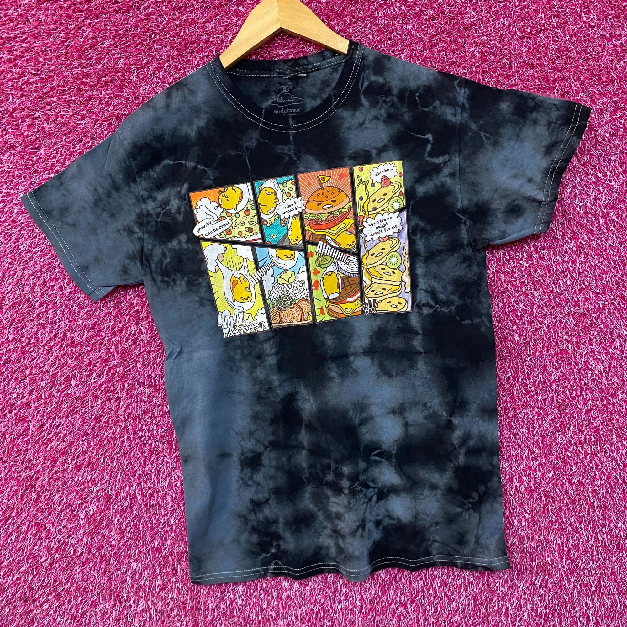 Other Sanrio Gudetama Food Wall Kawaii Tie Dye T-Shirt Small Size US S / EU 44-46 / 1 - 3 Thumbnail