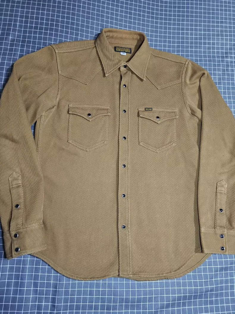 Iron Heart Iron Heart Soft twill fabric 14oz two-color western shirt Size US XL / EU 56 / 4 - 1 Thumbnail