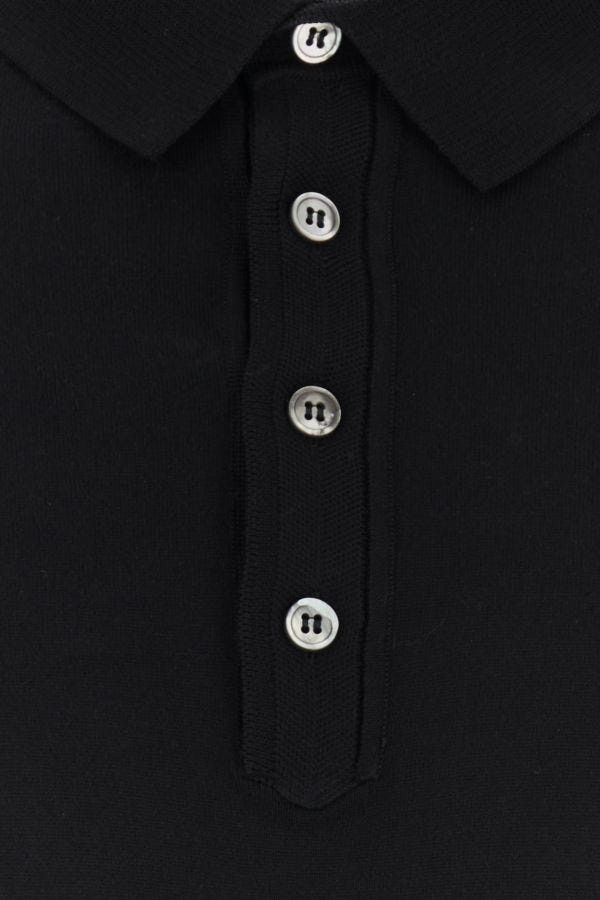 Tom Ford o1w1db10425 KPL007 Polo Shirt in Black Size US L / EU 52-54 / 3 - 3 Thumbnail