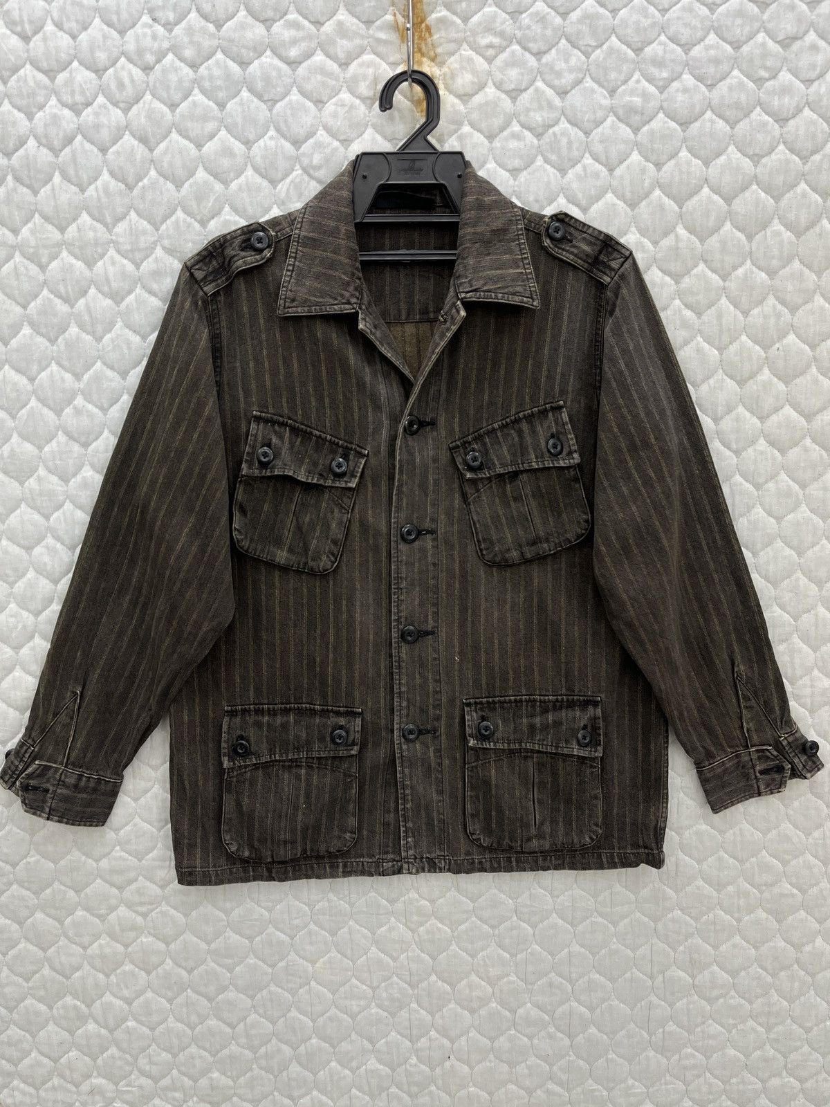 image of Steals Airwalk Multi Pocket Jacket in Brown, Men's (Size Small)