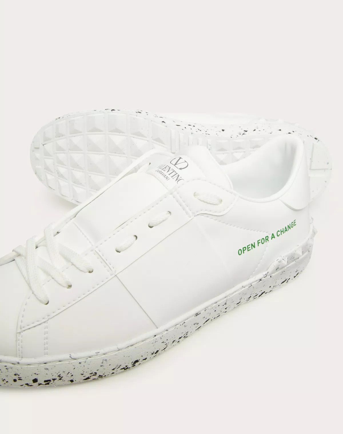 Valentino oc11z0725 Open For A Changes Sneaker in White Size US 8.5 / EU 41-42 - 5 Thumbnail