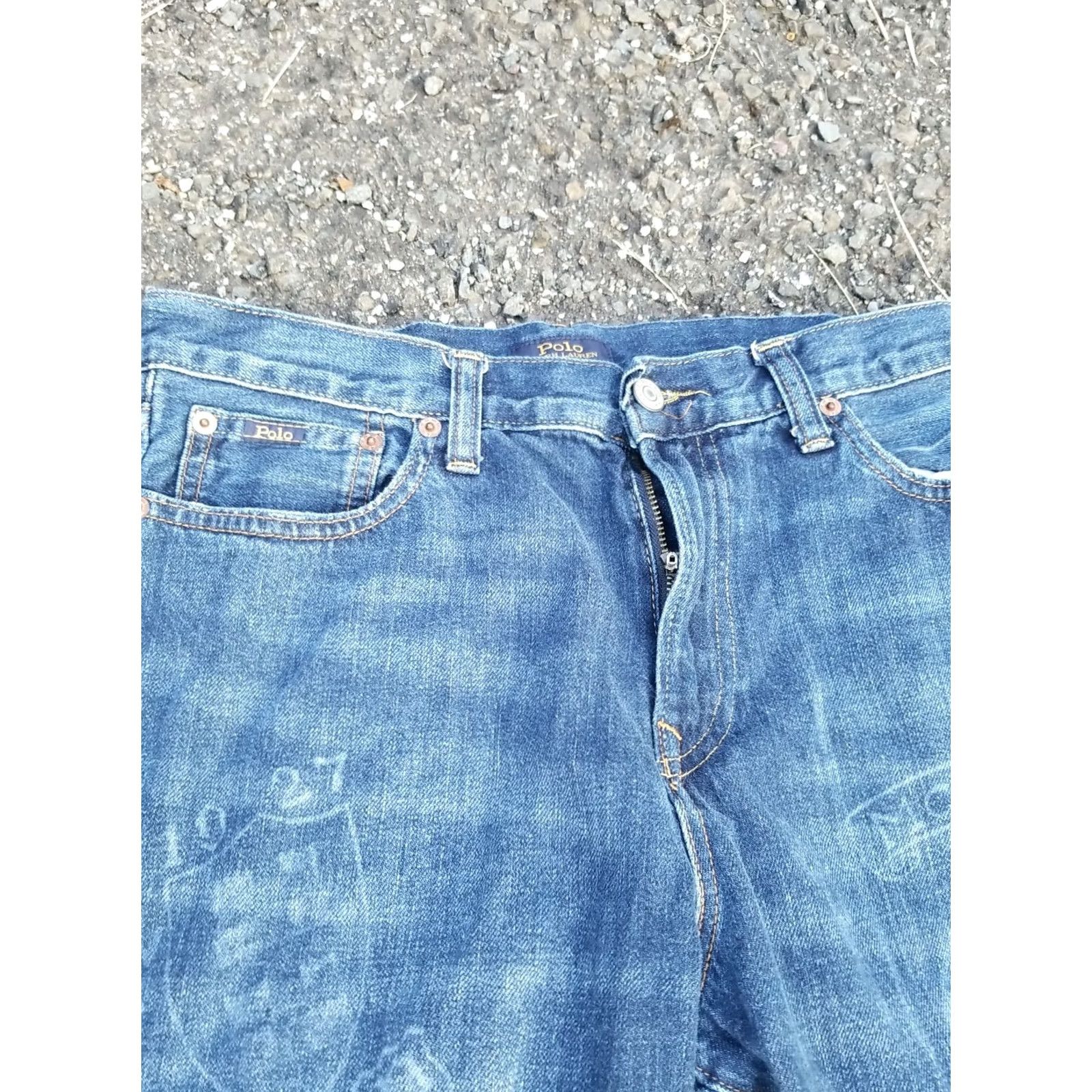 Ralph Lauren Polo Ralph Lauren Jeans Womens 20 Slim Straight Leg Denim 5-Pocket Blue Cotton Blend Size 42" / US 20 - 6 Thumbnail