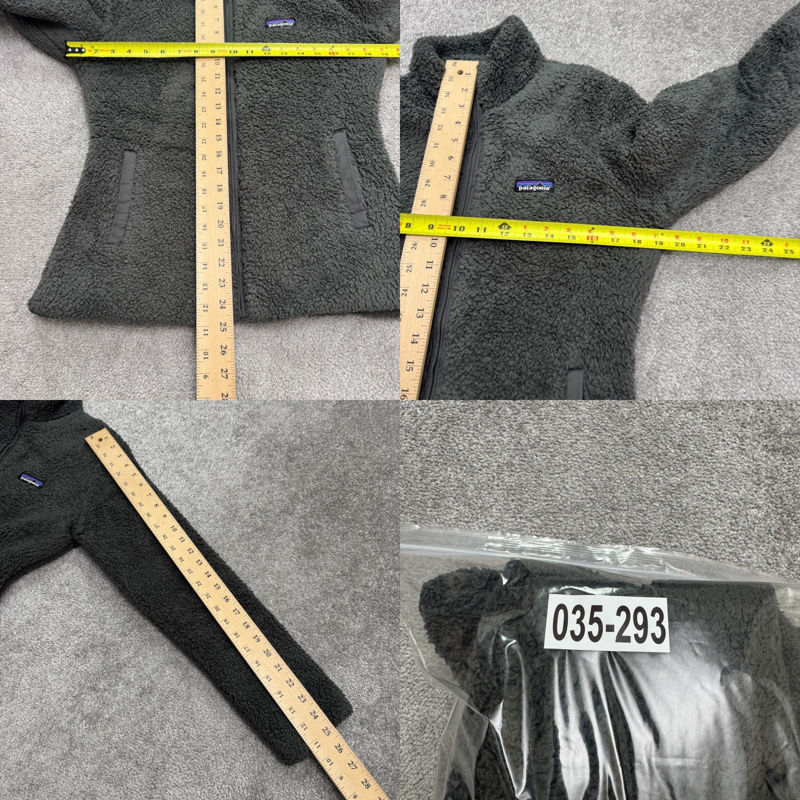 Patagonia Patagonia Jacket Small Dark Gray Full Zip Pocket Outdoor Los Gatos Sherpa Womens Size S / US 4 / IT 40 - 8 Thumbnail