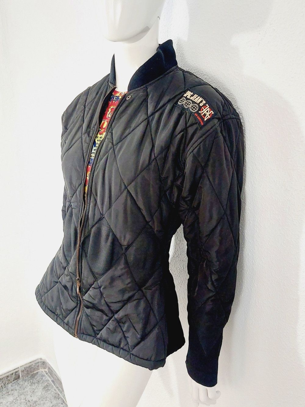 Jean Paul Gaultier Jean Paul Gaultier Bomber Fly Quilted Pilot Tab 