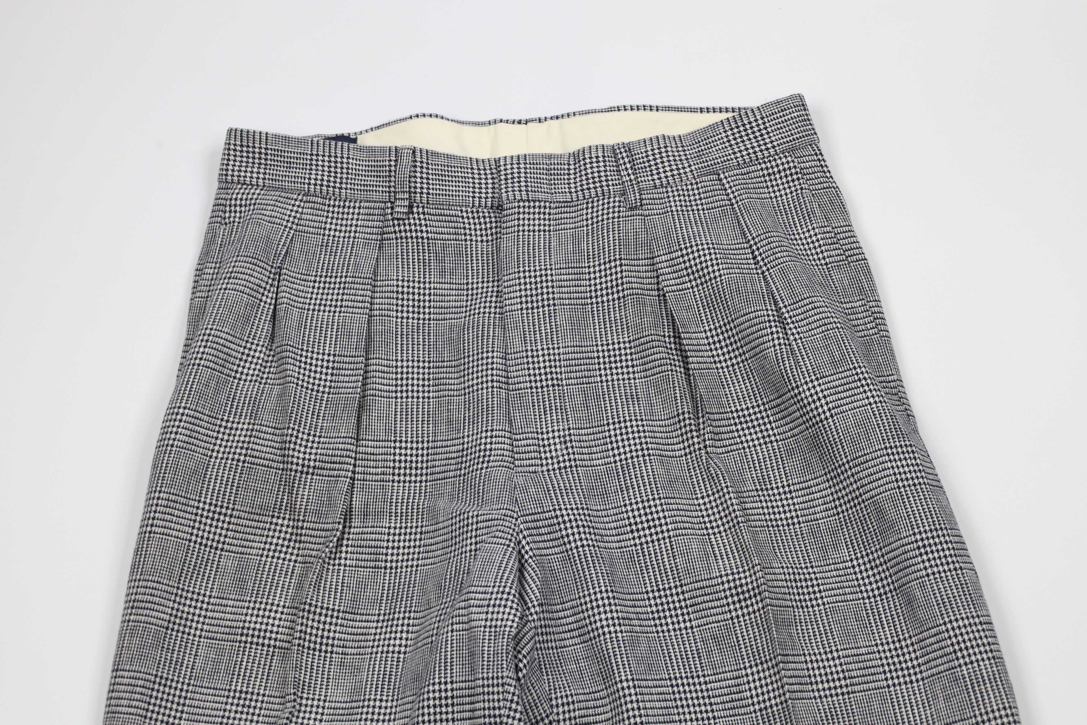 Ralph Lauren × Vintage Vintage 90s Ralph Lauren Wide Leg Chino Pants Houndstooth Size US 32 / EU 48 - 2 Thumbnail