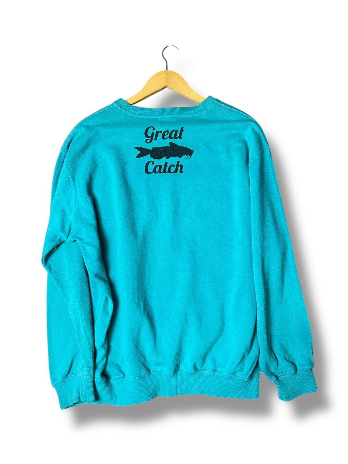 Japanese Brand × Vintage BABVINO Gone Fishing Pullover Sweatshirt (80) Size US M / EU 48-50 / 2 - 6 Thumbnail