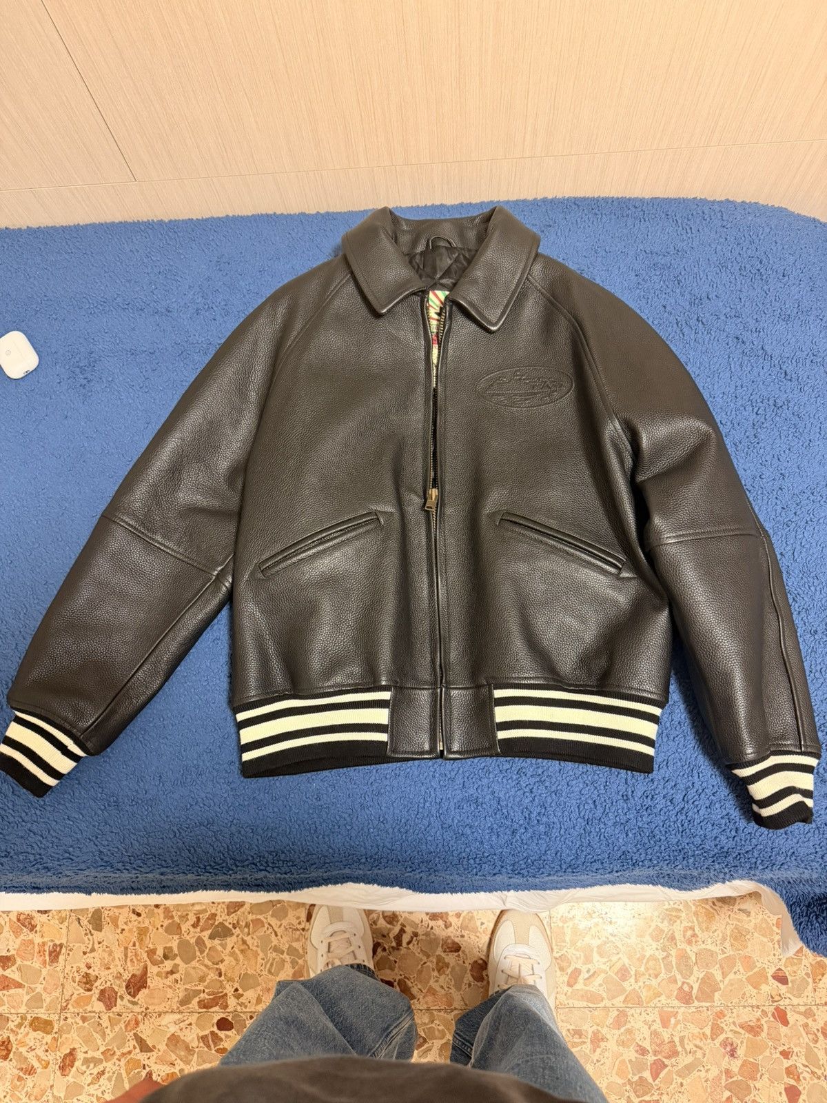 Corteiz Corteiz Leather Jacket Black Size US XS / EU 42 / 0 - 1 Thumbnail