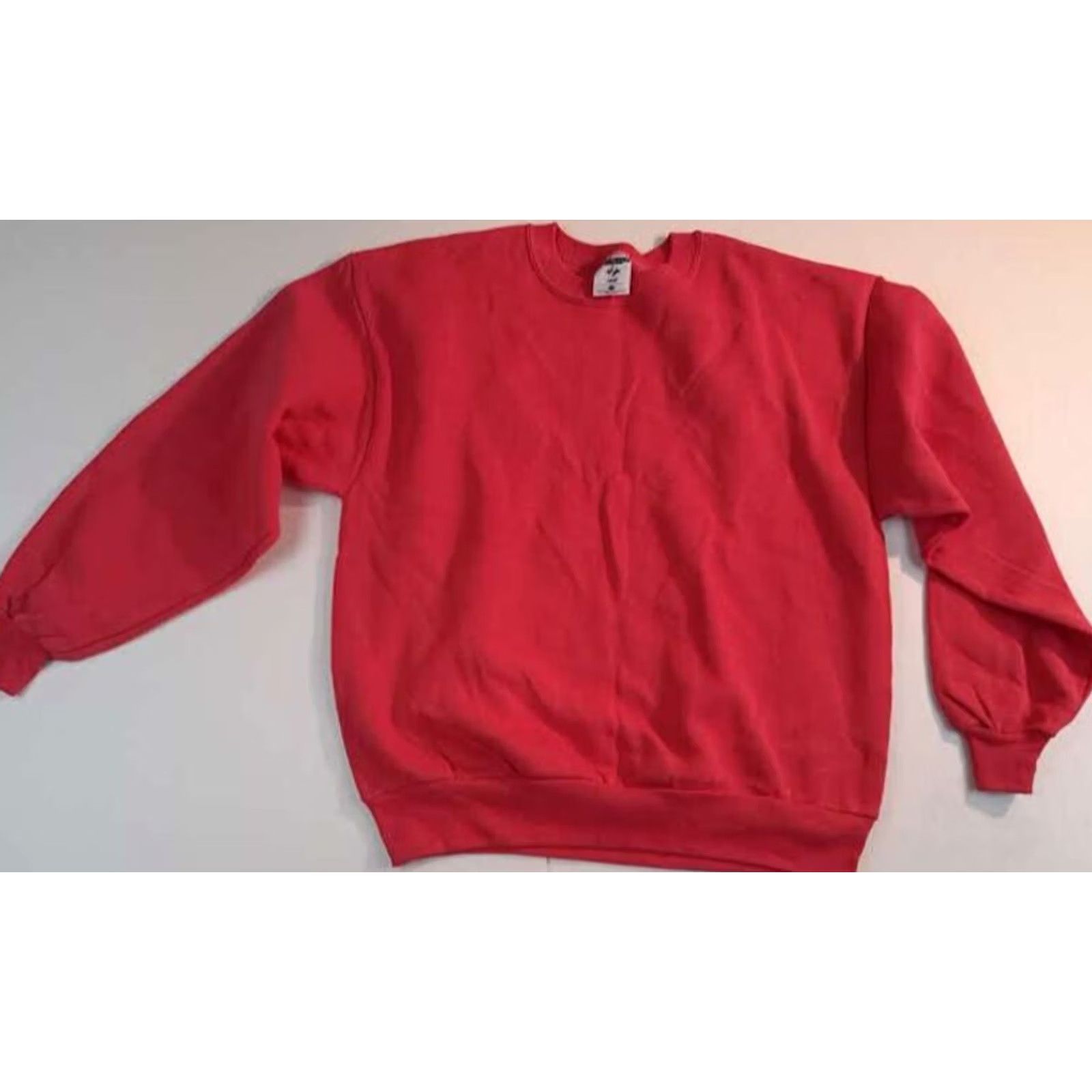 Jerzees Vintage 90s Woman USA Made Jerzees Large Red Sweatshirt Lightweight Pullover Size L / US 10 / IT 46 - 2 Thumbnail